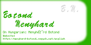 botond menyhard business card